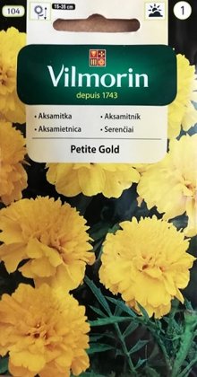 Samtenes zemās PETITE GOLD 1 g Vilmorin