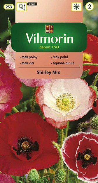 Zīda magone SHIRLEY MIX 1 g Vilmorin