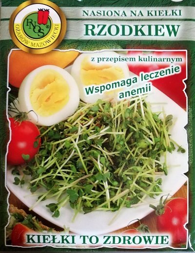 Redīsu sēklas diedzēšanai 10 g PNOS