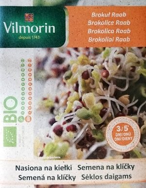 BIO Brokoļa Raab sēklas diedzēšanai 10 g Vilmorin 