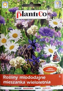 Ziedu sēklu maisījums tauriņu un bišu pievilināšanai daudzgadīgs 10 g PlantiCo