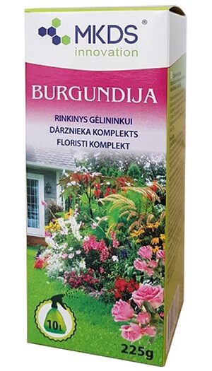Burgundija dārznieka komplekts augu kopšanai 225 g MKDS