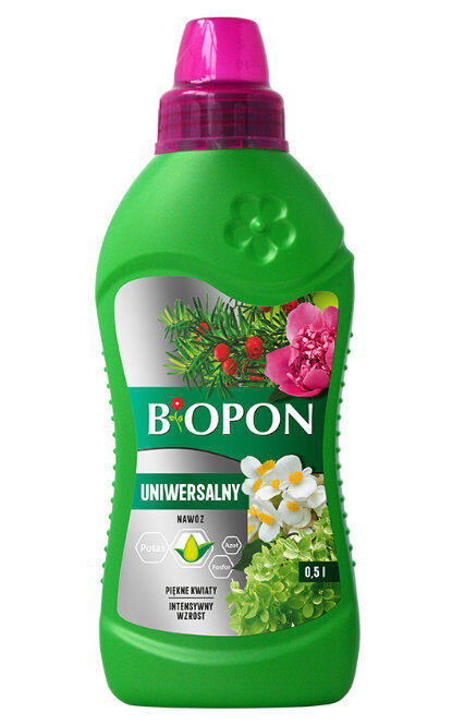  Šķidrais mēslojums UNIVERSĀLS 0,5 L Bopon (Biopon)