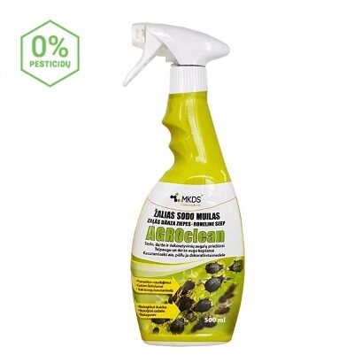 Zaļās dārza ziepes AGROCLEAN 500 ml MKDS