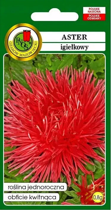 Asteres ķīnas adatainās sarkanas 0.8 g PNOS
