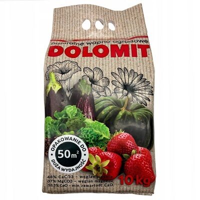 Dolomīta milti augsnes uzlabošanai 10 kg (Pašizvešana) Polish Gardens