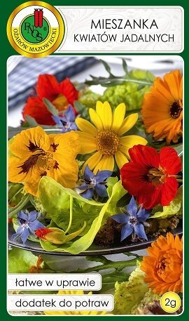  Ziedu sēklu maisījums ZIÓŁ I KWIATÓW JADALNYCH 2 g PNOS