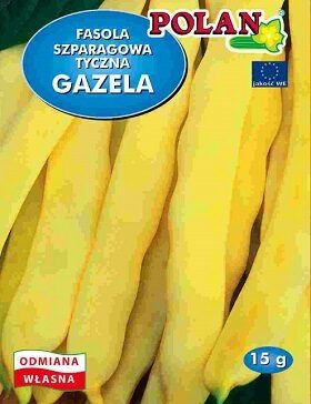 Sparģeļpupiņas augstās GAZELA 15 g Polan A.P.