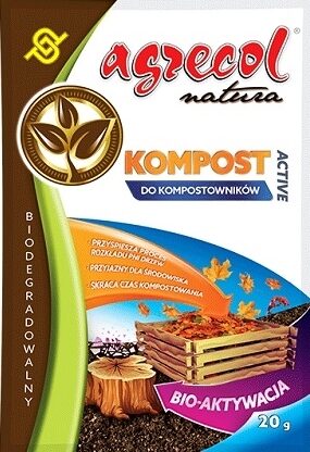 Compost Active kompostēšanas biopreparāts aktīvai koku satrūdēšanai  20 G  Agrecol