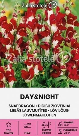 Lielās lauvmutītes DAY & NIGHT 0.3 g Žalia stotele