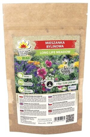 Daudzgadīgs nektāraugu maisījums LONG LIFE MEADOW 100 g TORAF
