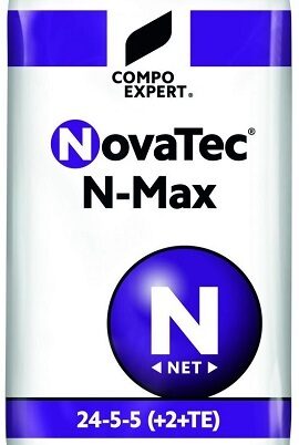  Granulēts augsta slāpekļa satura NPK minerālmēslojums NovaTec® N-Max 24-5-5(+2+TE) 2 kg Compo Expert GmbH