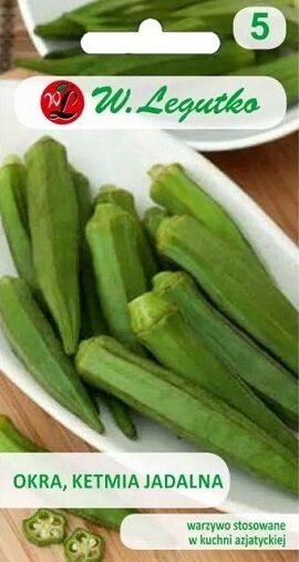 Bāmija (Okra) Clemson Spineless 1 g W.Legutko