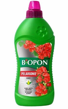 Šķidrais mēslojums pelargonijām 0.5 l Bopon (Biopon)