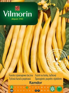 Sparģeļpupiņas garās RAMDOR 10 g Vilmorin