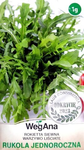 Rukola platlapu (Salātu rukola) 1 g WegAna
