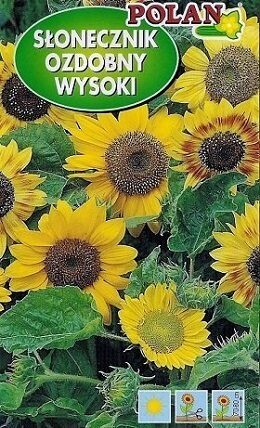 Saulespuķes dekoratīvās augstās dzeltenas MIX 5 g Polan A.P.