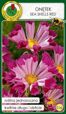 Divplūksnu kosmejas klajās Sea Shells Red  0.5 g PNOS