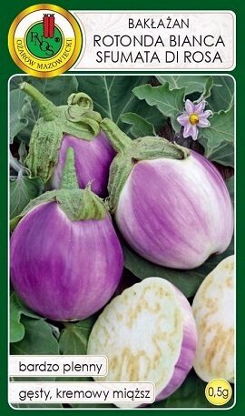 Baklažāni Bianca sfumata di Rosa 0.5 g PNOS