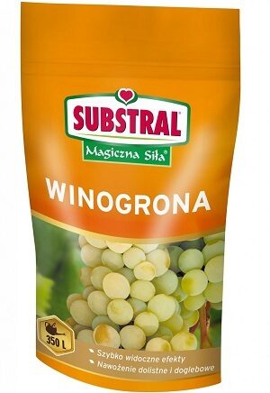 SUBSTRAL -  šķīstošais mēslojums vīnogām NPK (Mg) 20+20+20% (m/m) ar mikroelementu maisījumu  350 g Evergreen Garden Care