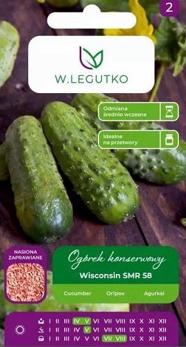 Gurķi Wisconsin SMR-58 5 g W.Legutko