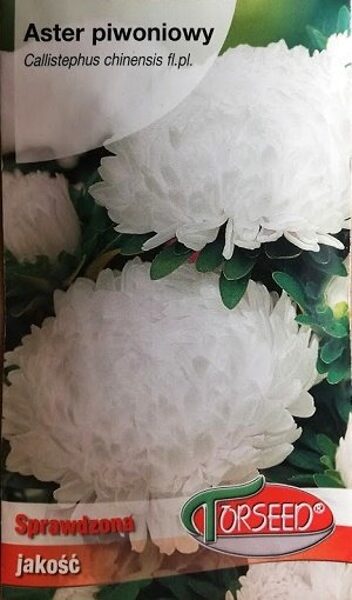 Asteres ķīnas peoniju baltas 0.5 g Torseed