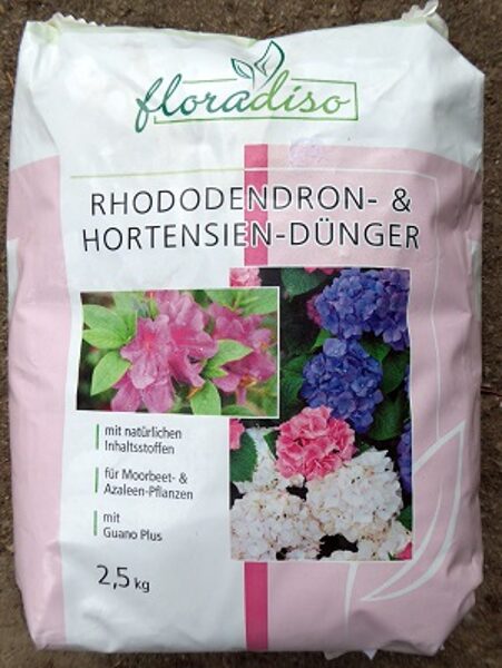  Rododendru un hortenziju mēslojums ar guano 2.5 kg Floradiso