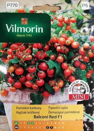 Tomāti Balconi Red F1 100 mg Vilmorin