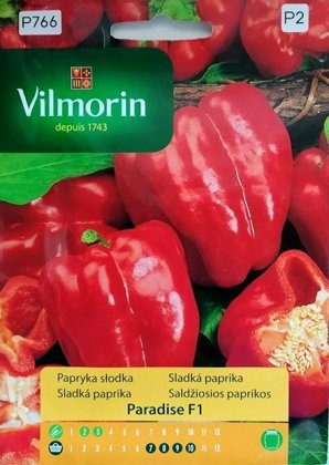 Paprika saldā PARADISE F1 500 mg Vilmorin