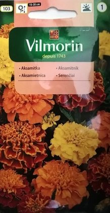 Samtenes zemās MIX 1 g Vilmorin