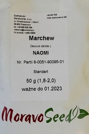 Burkāni NAOMI 50 g MoravoSeed