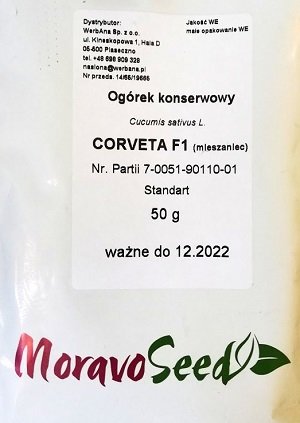 Gurķi Corveta F1 50 g Moravo Seed