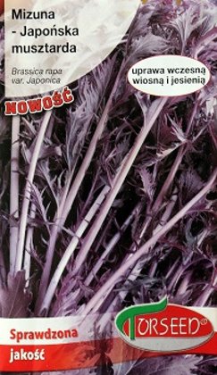 Japānas sinepes (sarkanās) MIZUNA  2 g  "Torseed"