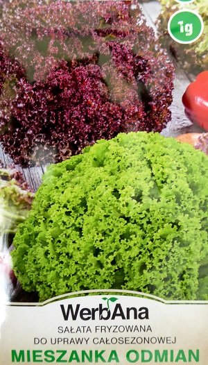 Salāti MIX (Lollo Bionda un Lollo Rosa tipa maisījums) 1 g WegAna