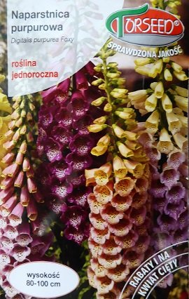 Purpursarkanā uzpirkstīte FOXY MIX 0.5 g Torseed