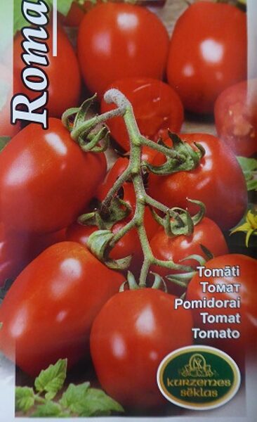 Tomāti Roma FV 0.2 g Kurzemes Sēklas A.P.
