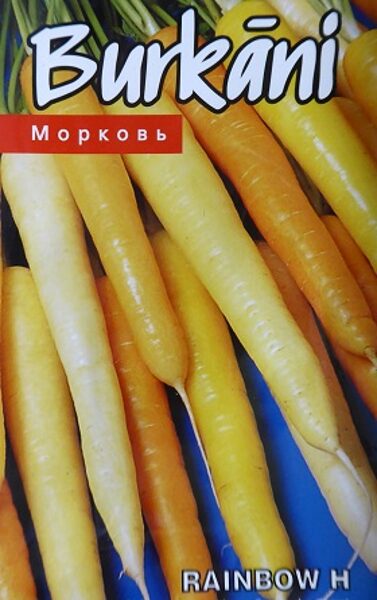 Burkāni Rainbow F1  0.2 g Kurzemes Sēklas  A.P.