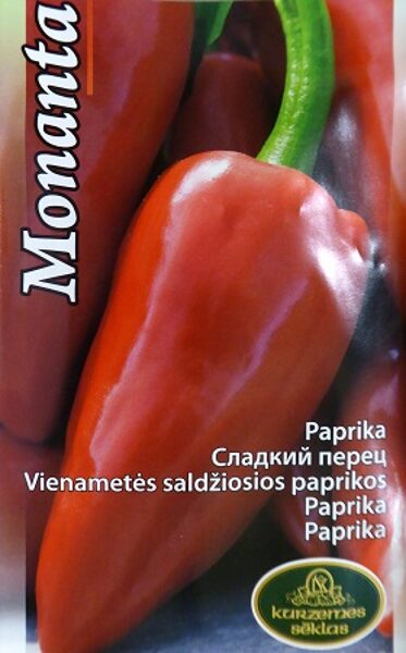 Paprika saldā Monanta 0.5 g Kurzemes Sēklas