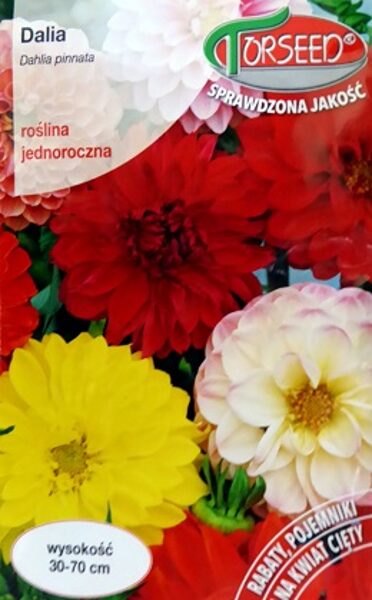 Vasaras dālijas pildītas MIX 1 g Torseed