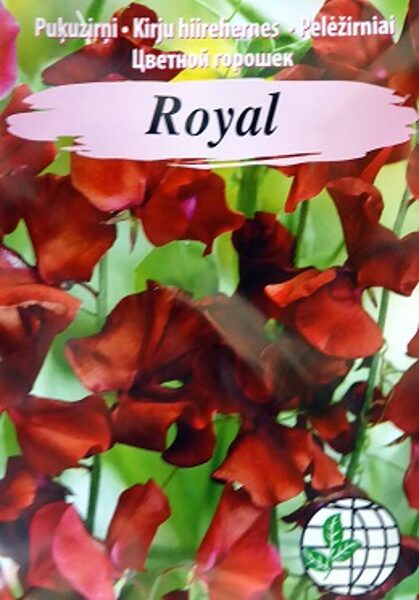 Puķuzirņi smaržīgie Royal sarkani 2 g Agrimatco