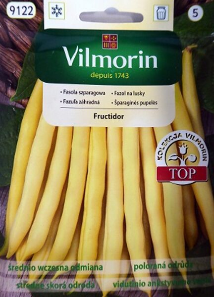 Sparģeļpupiņas zemās Fructidor 30 g Vilmorin