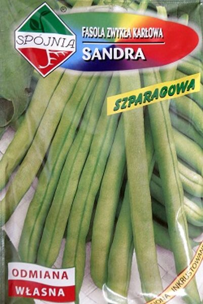 Sparģeļpupiņas zemās SANDRA 50 g SPOJNIA