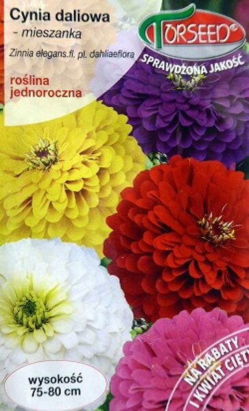 Cinnijas dāliju MIX 1 g Torseed