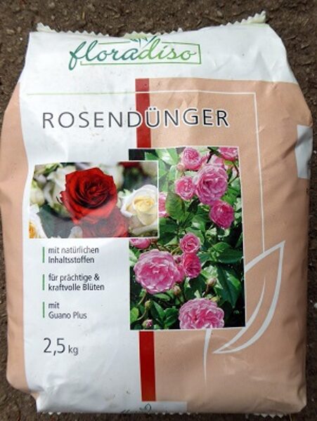 Rožu mēslojums ar guano  2.5 kg Floradiso