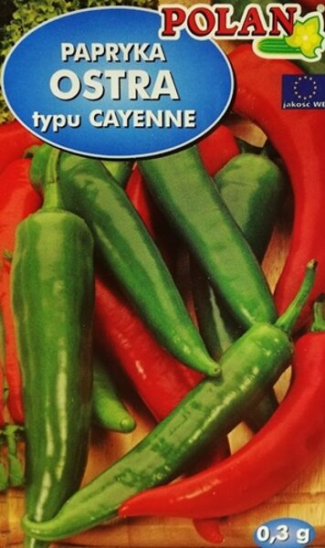 Paprika asā tipa De Cayenne 0.3 g Polan