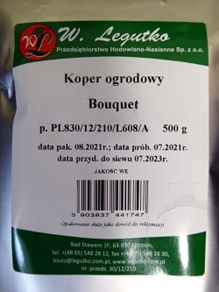 Dilles krūmu BOUQUET 500 g "W.Legutko"