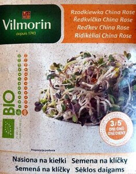 BIO Redīsu China Rose sēklas diedzēšanai 10 g Vilmorin   A.P.