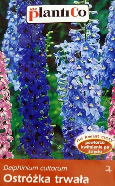 Dārza delfīnijas MIX 0.5 g PlantiCo