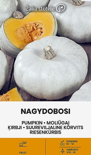 Ķirbji NAGYDOBOSI 2 g Žalia stotelė