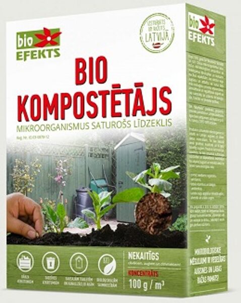 Biokompostētājs (koncentrāts)   100 g/m3 Bioefekts